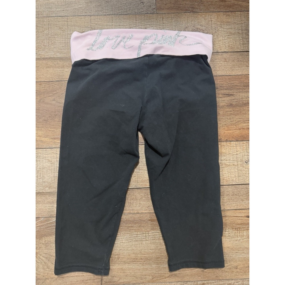 Y2K Victoria's Secret Pink Fold Over Crop Yoga Pants Lowrise Womens  Medium